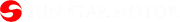 logo sun star motor white